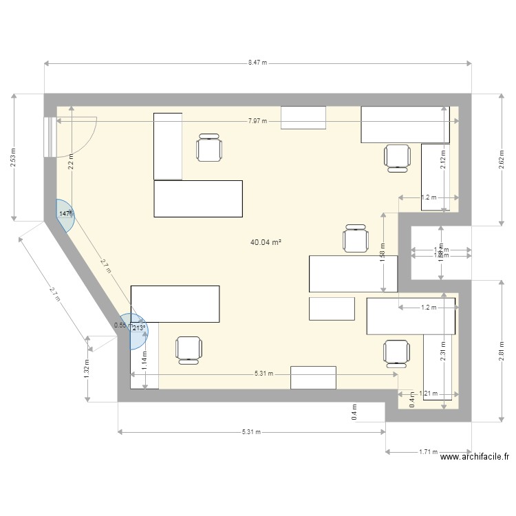 6555 metropolitain. Plan de 0 pièce et 0 m2