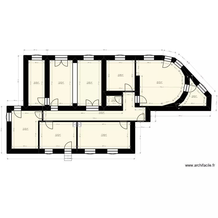 95 SARCELLES 106 Brossolette EXISTANT JORDAN. Plan de 