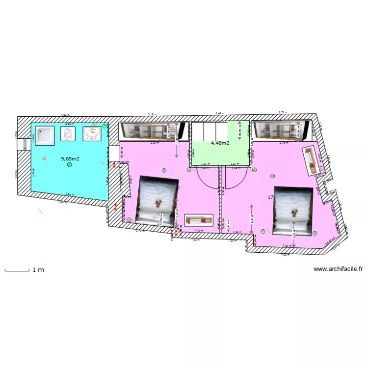 244 foch 1ier &eacute;tage &eacute;lec. Plan de 