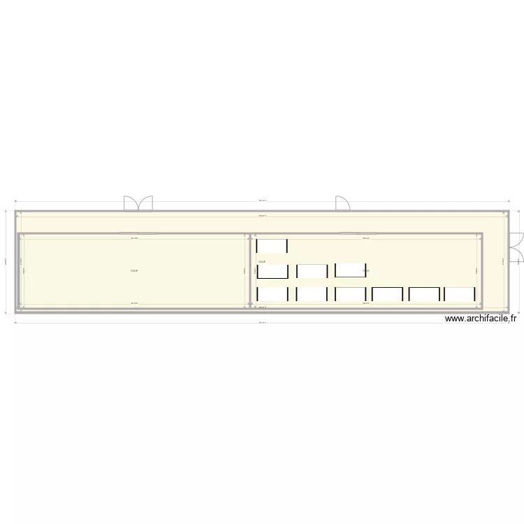 Ruff hanging. Plan de 