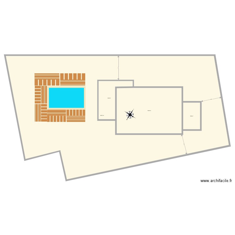 Terrain lecci La Croix 5 garage 18m2. Plan de 0 pièce et 0 m2