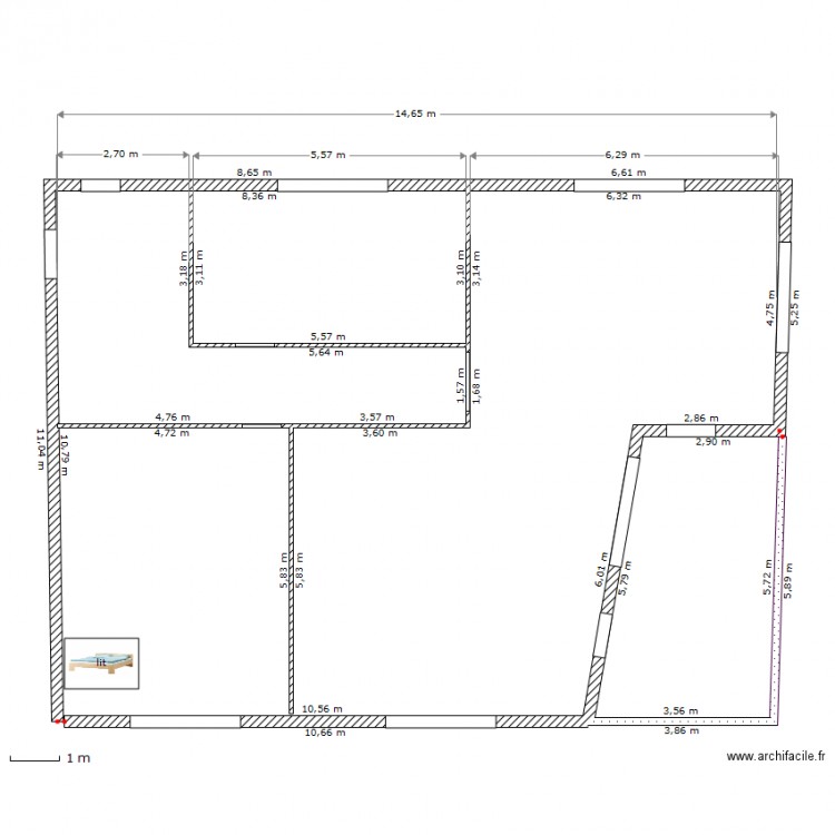 Esquiisse Villejuif. Plan de 0 pièce et 0 m2