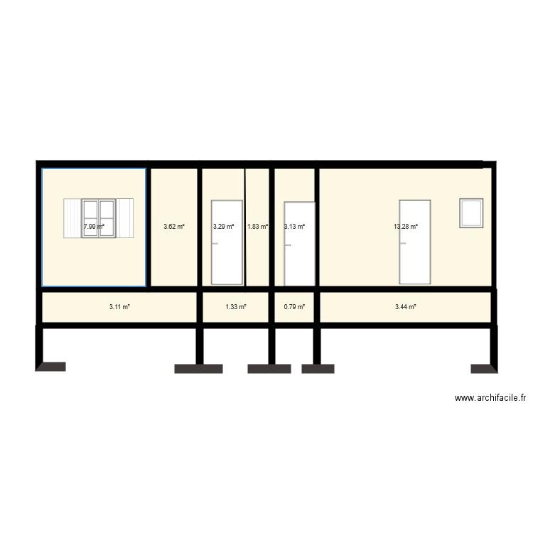 plan RDC Diamniadio. Plan de 0 pièce et 0 m2