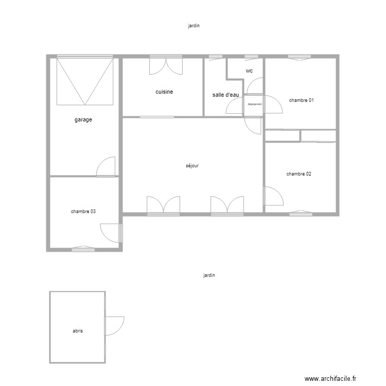 fleury. Plan de 0 pièce et 0 m2