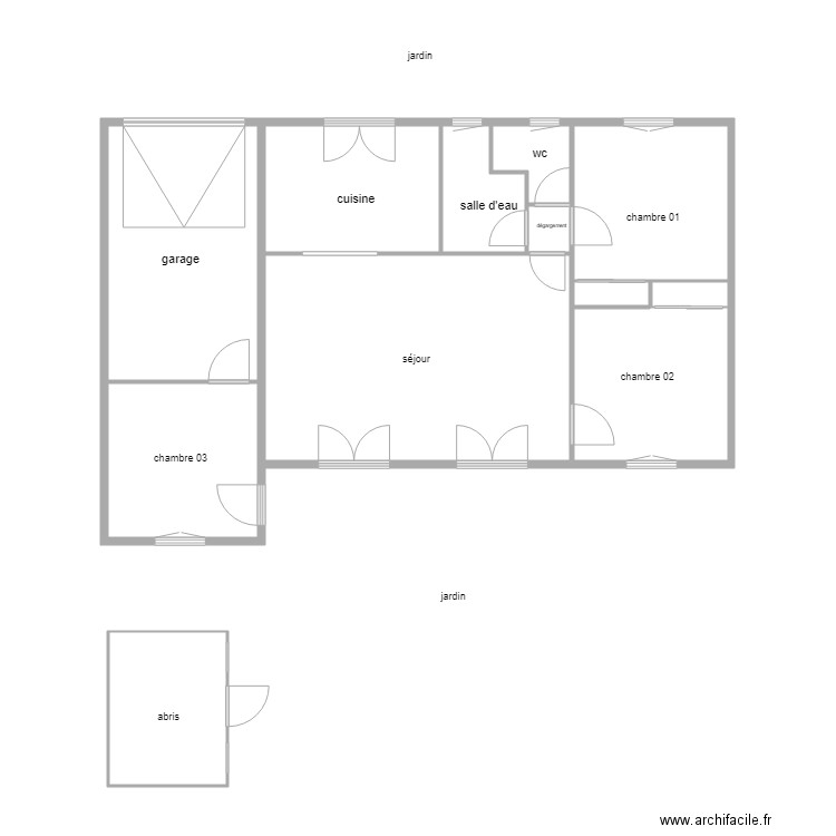 fleury. Plan de 0 pièce et 0 m2