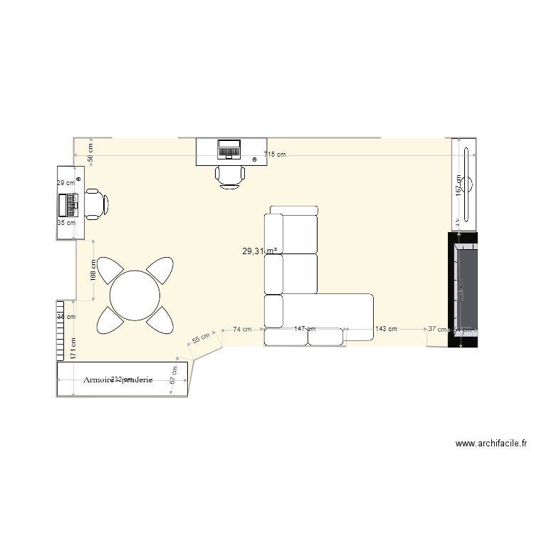 salon1. Plan de 0 pièce et 0 m2