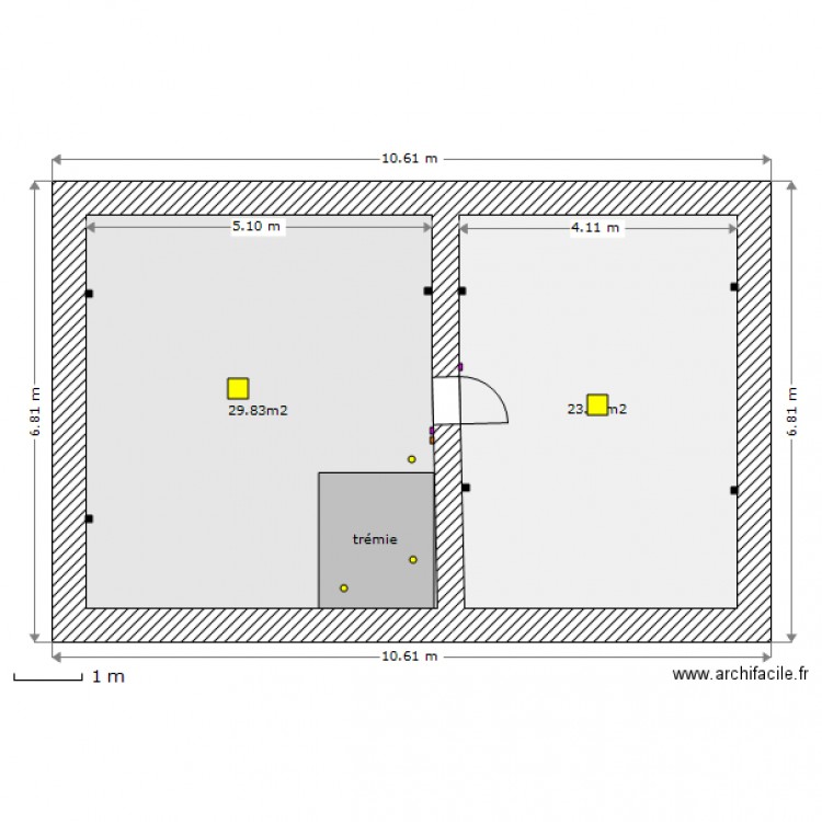 PREFEL Combles. Plan de 0 pièce et 0 m2