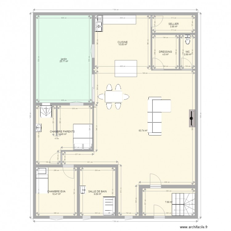 RUFISQUE V5 RDC. Plan de 0 pièce et 0 m2