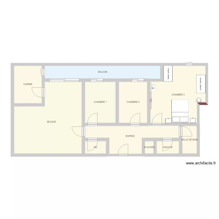 MANKESSI. Plan de 