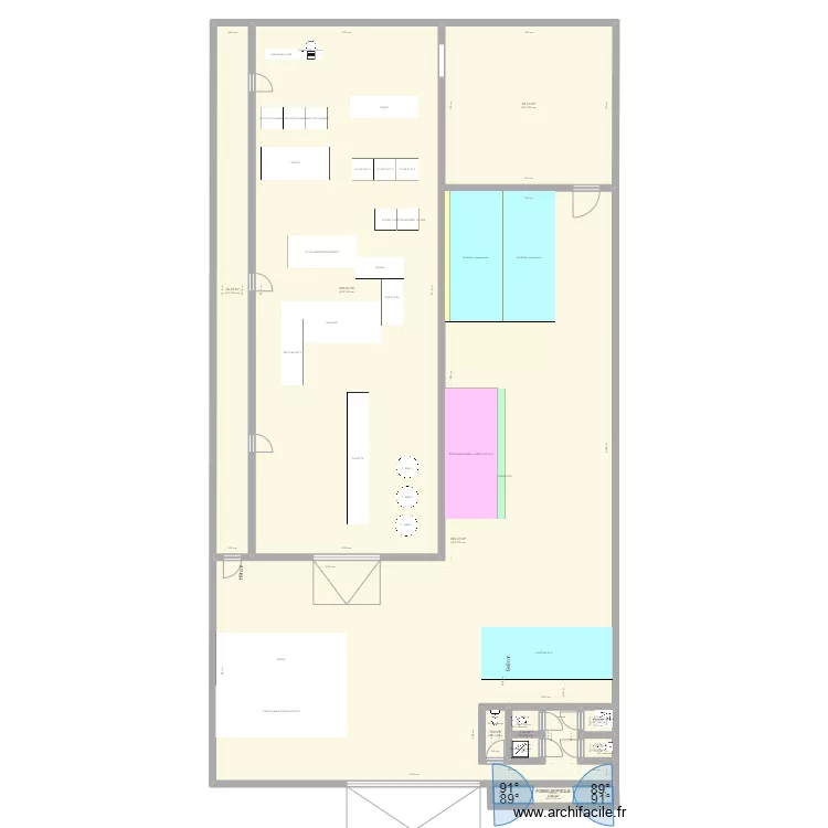 PLAN 1260M2 OPEN SPACE v7. Plan de 