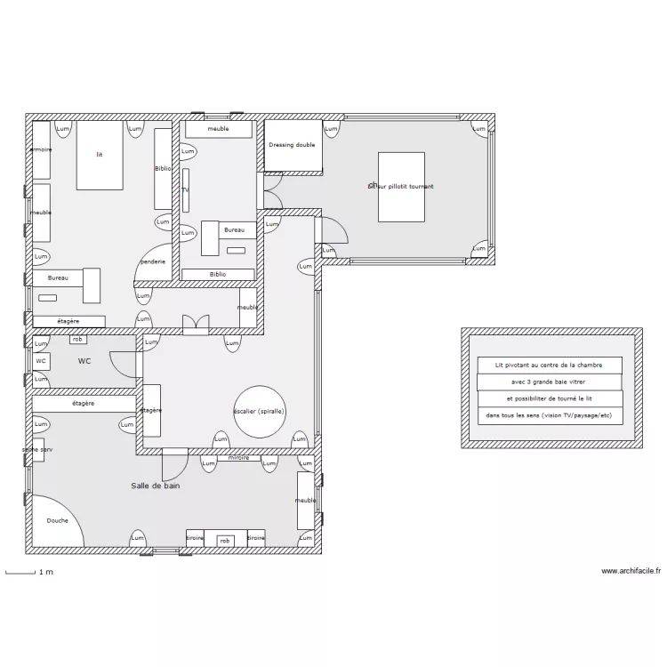 2eme etage maison piscine/v&eacute;rrandas. Plan de 