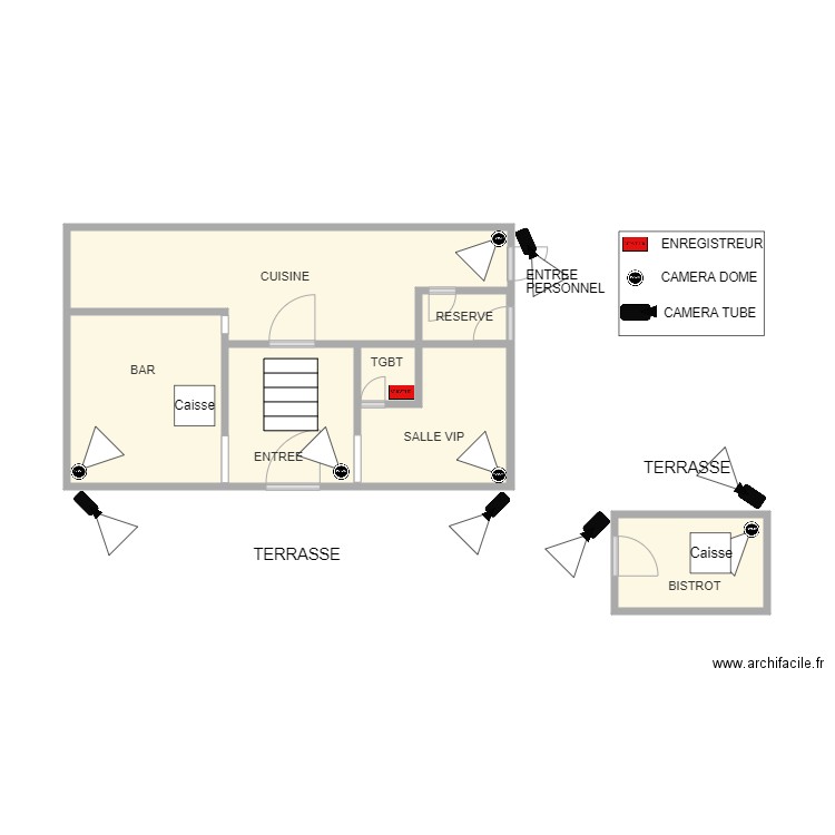 LES TERRASSES RDC . Plan de 0 pièce et 0 m2