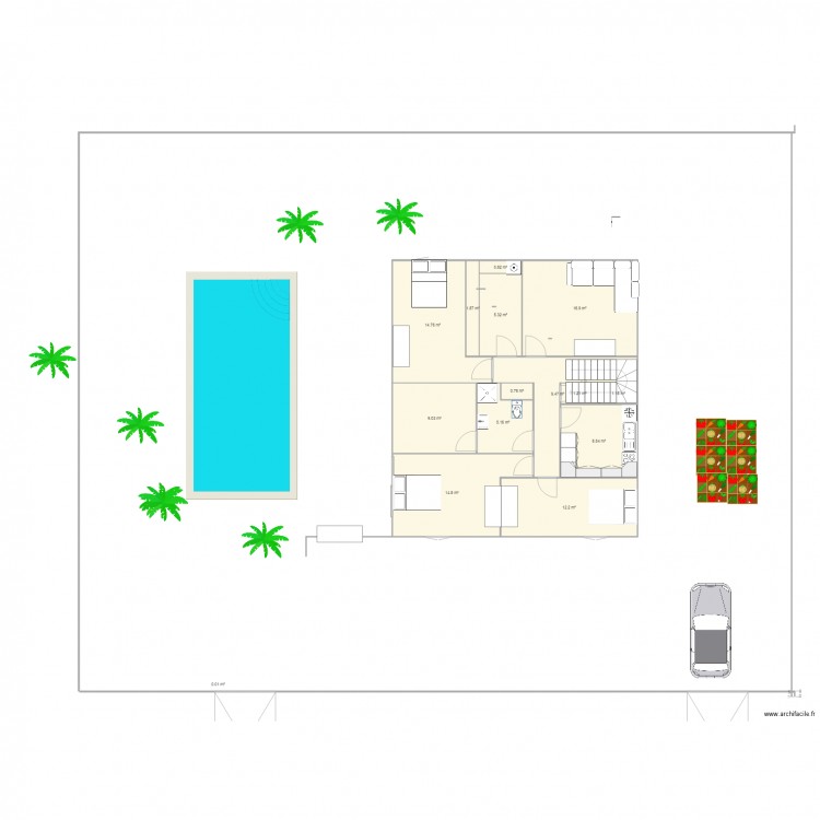 MAISON BOUZNIKA 2 SOUS SOL VERSION 100. Plan de 0 pièce et 0 m2