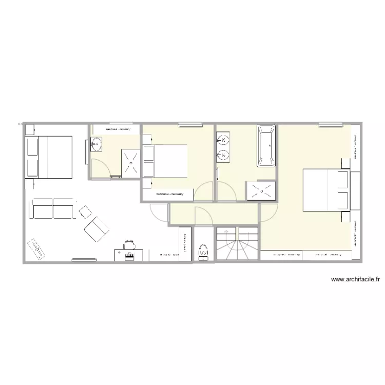 VM ETAGE  17 MARS RADIATEURS ETAGE. Plan de 