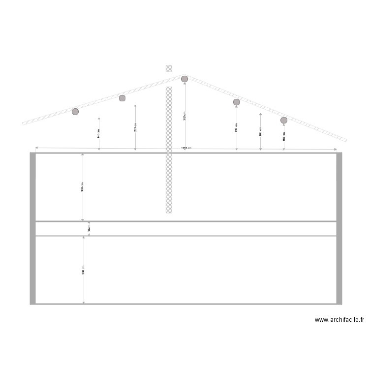 Elevations. Plan de 0 pièce et 0 m2