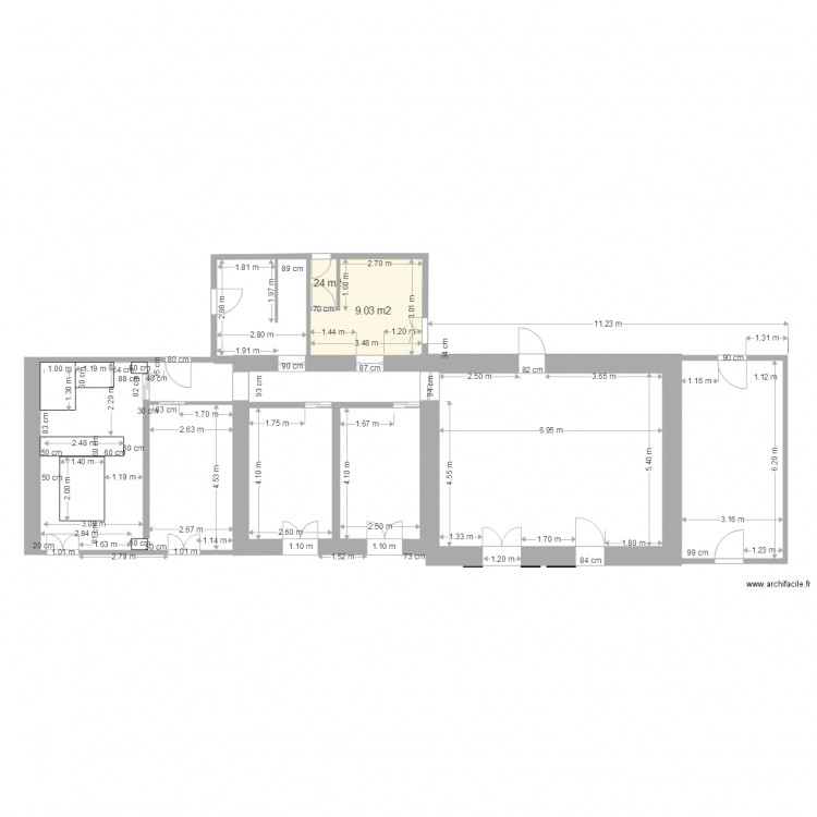 plan fini complet. Plan de 0 pièce et 0 m2