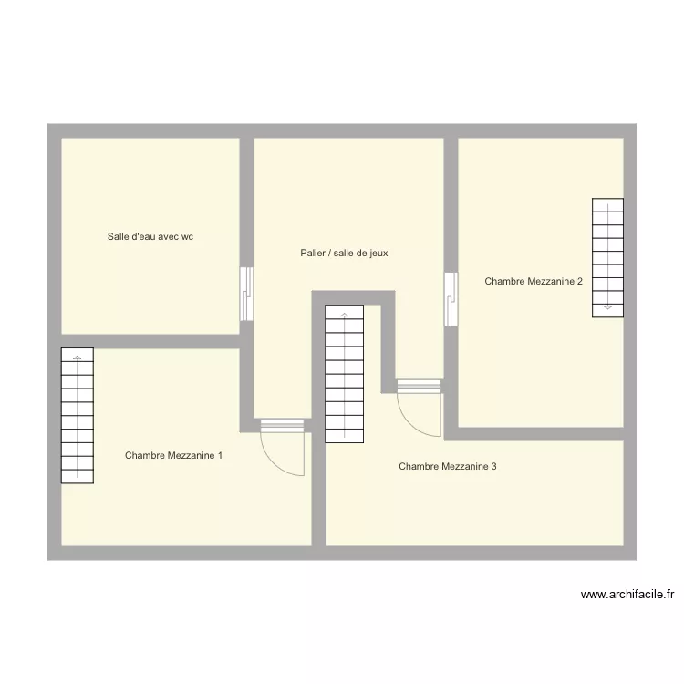 CROQUI MATHURIN 2EME. Plan de 