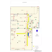 plan de circulation pi&eacute;tons et chariots