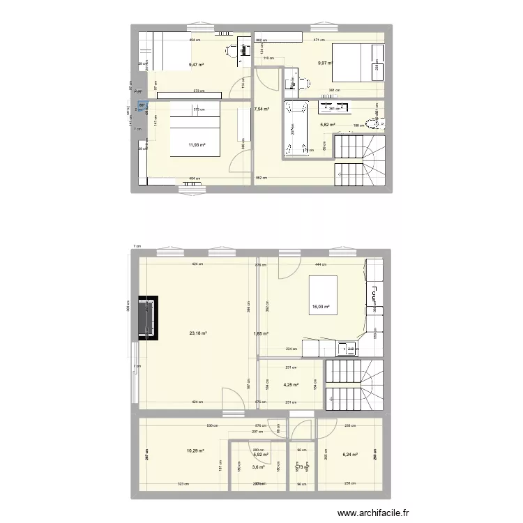 Adainville_etage. Plan de Adainville_etage. Plan de