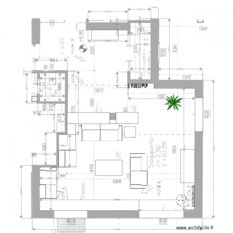 LUIGI STATO DI FATTO. Plan de 0 pièce et 0 m2