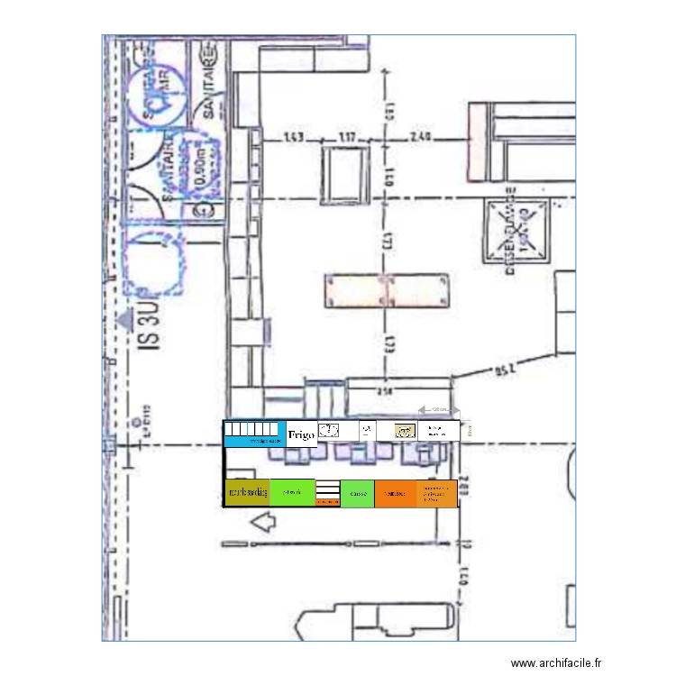 pont du chateau 2. Plan de 0 pièce et 0 m2