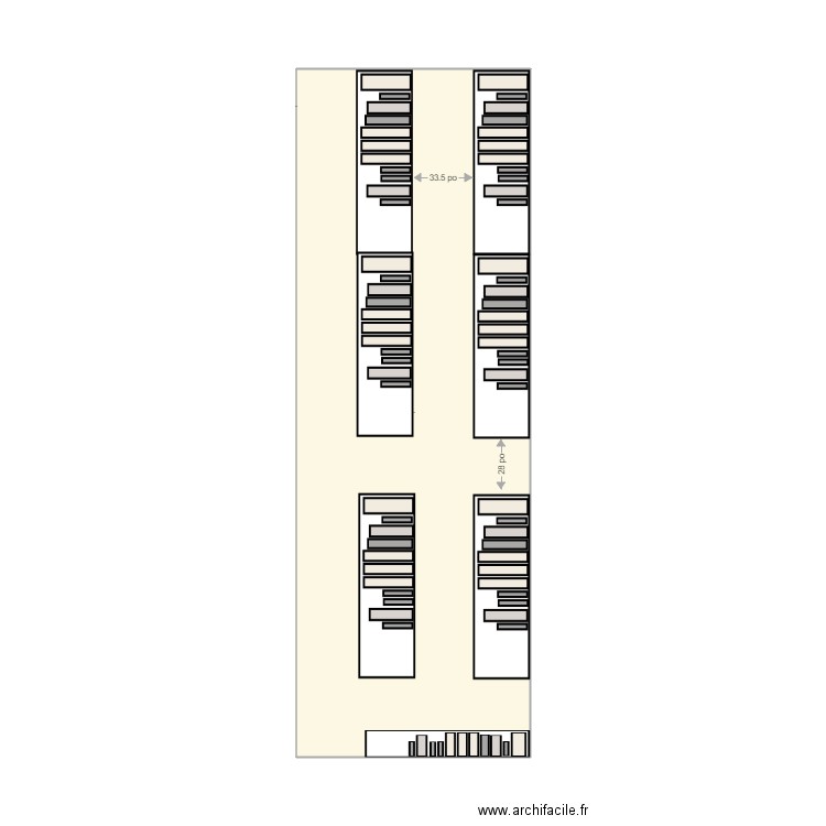 Mezanine. Plan de 0 pièce et 0 m2