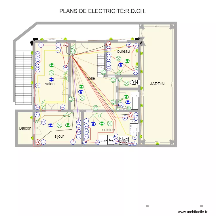 GALMA. R.D.CH.N1sss. Plan de 
