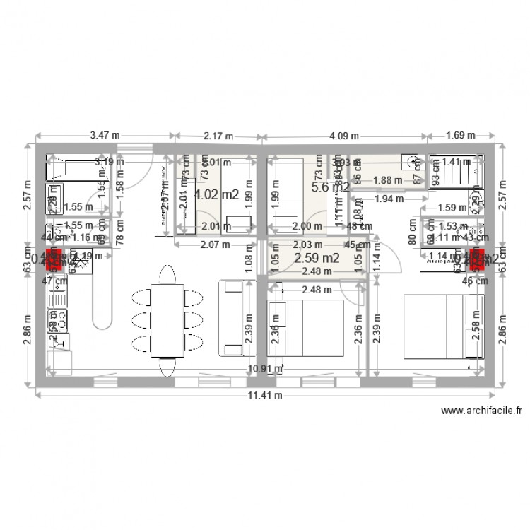 appartement1. Plan de 0 pièce et 0 m2