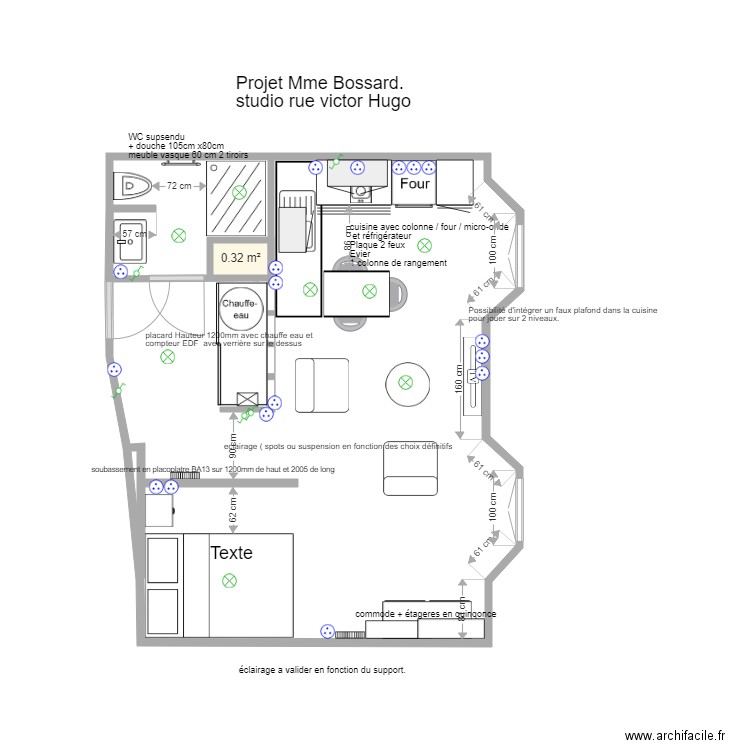 projet Bossard 1A. Plan de 0 pièce et 0 m2