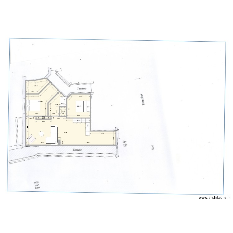 agencement sans modifié cloison. Plan de 0 pièce et 0 m2