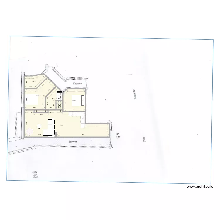 agencement sans modifié cloison. Plan de agencement sans modifié cloison. Plan de