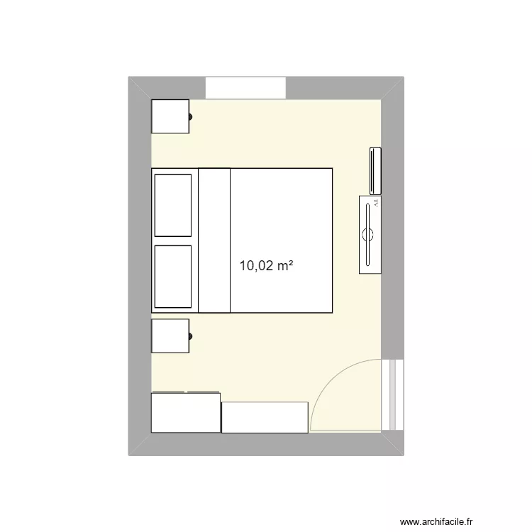 Grande Chambre. Plan de 