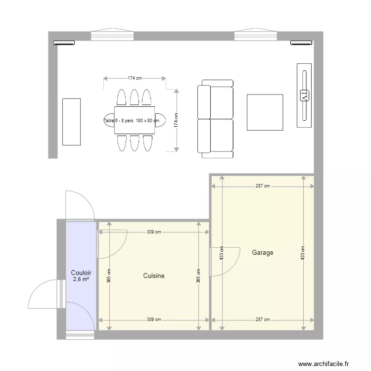 salon. Plan de salon. Plan de