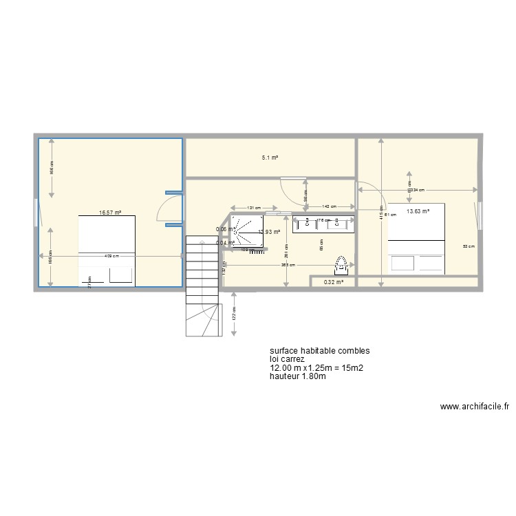 fresnes combles 29032020. Plan de 0 pièce et 0 m2