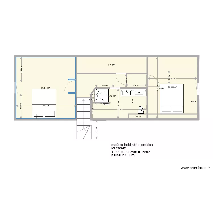 fresnes combles 29032020. Plan de 