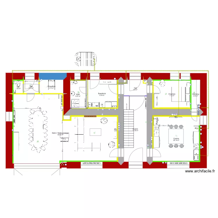LTN Maison projet initial. Plan de LTN Maison projet initial. Plan de