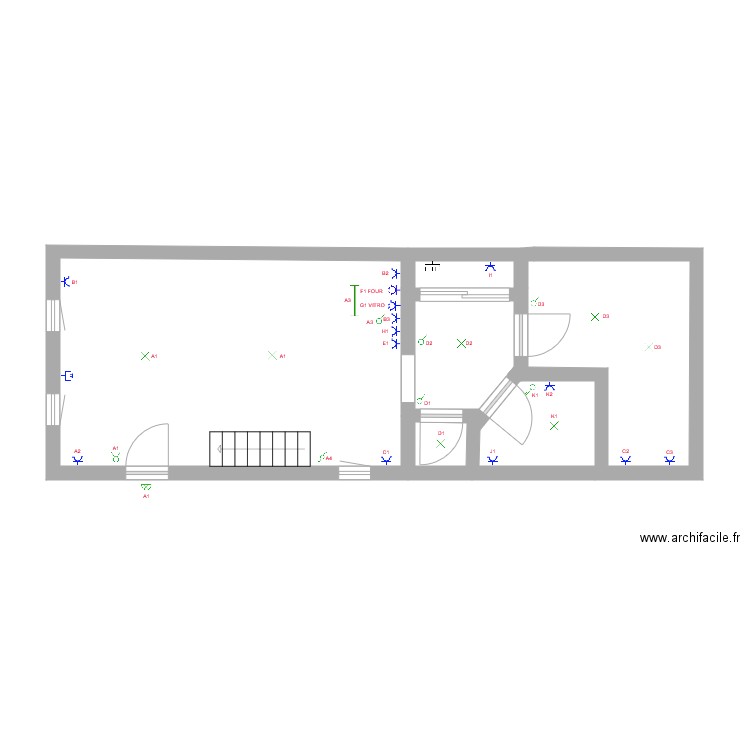 Gîte Buissonville . Plan de 0 pièce et 0 m2