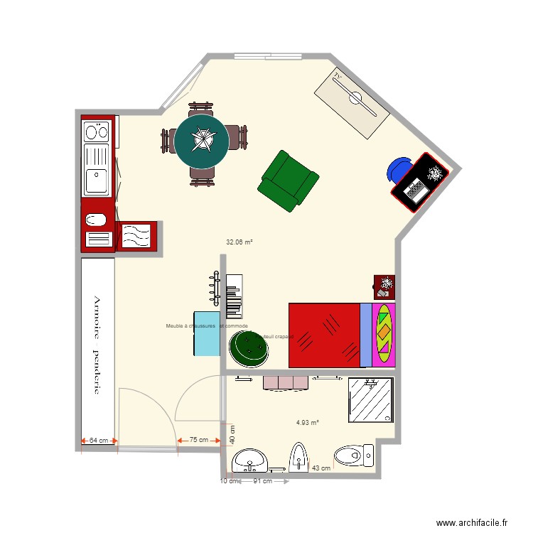 plan papi. Plan de 0 pièce et 0 m2