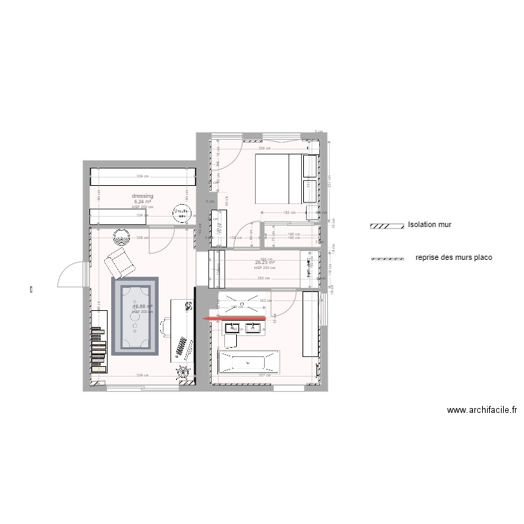 FILLOD ESQUISSE pour placo. Plan de 0 pièce et 0 m2