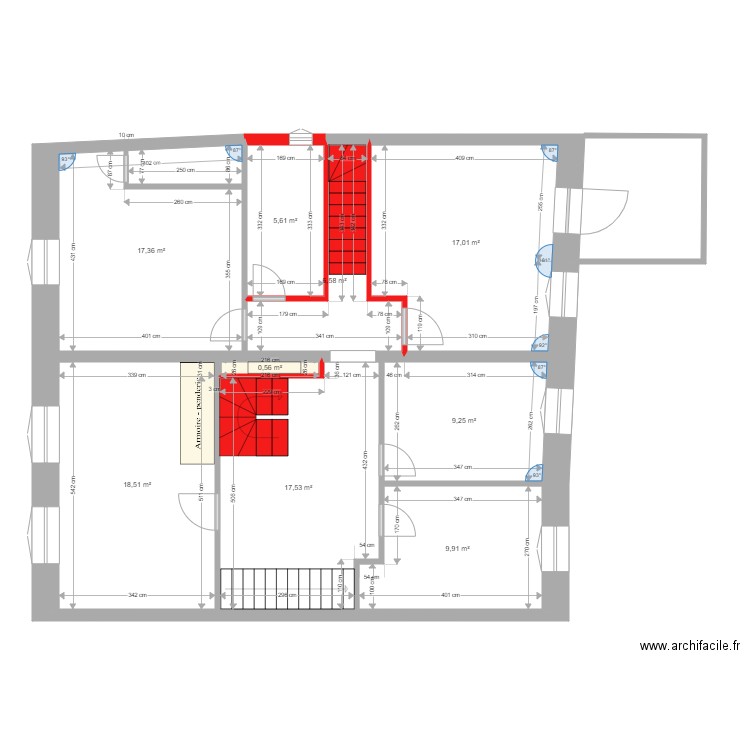 primo piano ristrutturazione. Plan de 0 pièce et 0 m2