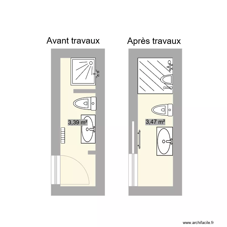 CASTAGNA Salle de bain. Plan de CASTAGNA Salle de bain. Plan de