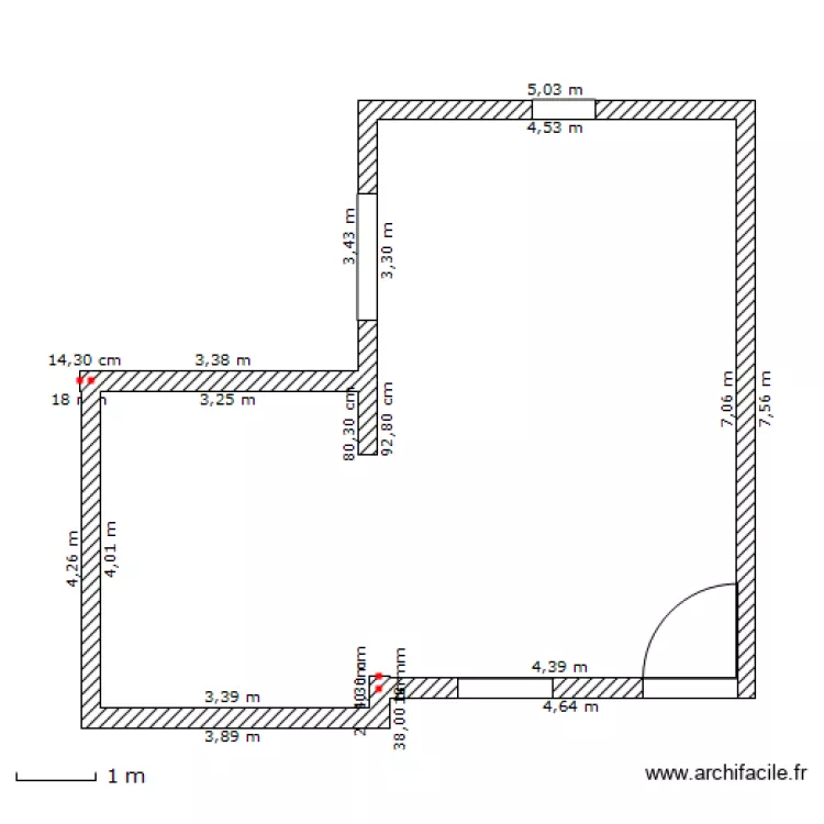 agrandissement maison sylsev. Plan de 
