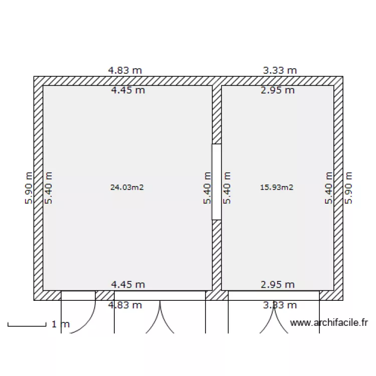 garage 1. Plan de garage 1. Plan de