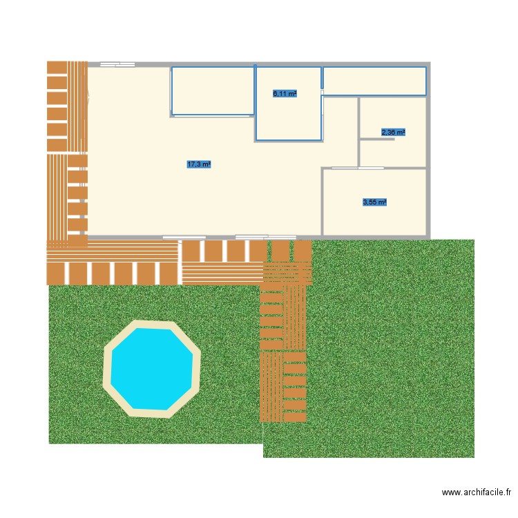 maison. Plan de 0 pièce et 0 m2