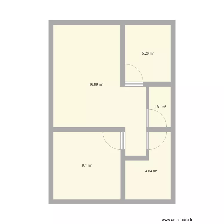 plan de maison t2. Plan de 