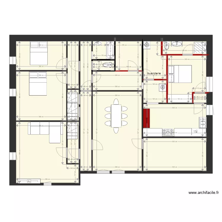 Ferme La Giettaz24. Plan de 
