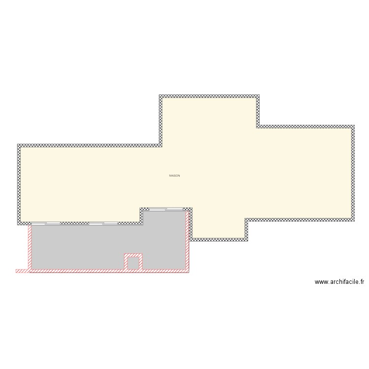 FONDATIONS TERRASSE SEPT SAULX. Plan de 0 pièce et 0 m2