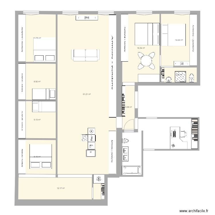 ESPI FIN. Plan de 0 pièce et 0 m2