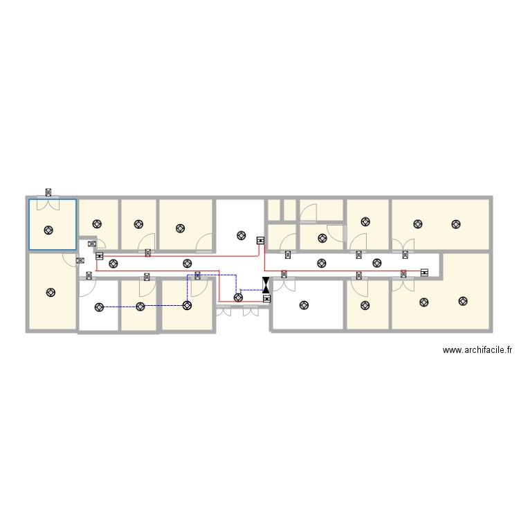 systeme incendie shat bat A RC2. Plan de 0 pièce et 0 m2