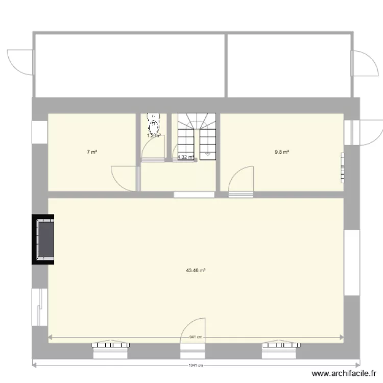 Maison Le Yondre Le Brun. Plan de Maison Le Yondre Le Brun. Plan de